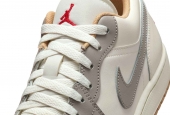 AIR JORDAN 1 LOW RED COLLEGE GREY [553558-169]