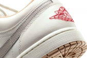 AIR JORDAN 1 LOW RED COLLEGE GREY [553558-169]