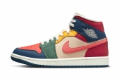 AIR JORDAN1 MID MULTI COLOR 2022 W [DN3738-400]