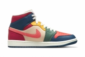 AIR JORDAN1 MID MULTI COLOR 2022 W [DN3738-400]