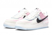 AIR FORCE 1 SHADOW HOOPS WHITE PINK W [DX3358-100]