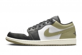  AIR JORDAN 1 LOW “MEDIUM OLIVE” [553558-092]