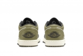  AIR JORDAN 1 LOW “MEDIUM OLIVE” [553558-092]