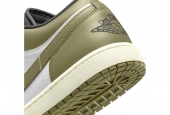  AIR JORDAN 1 LOW “MEDIUM OLIVE” [553558-092]