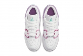 AIR JORDAN 1 LOW WHITE LIGHT BORDEUAX (GS) [DM9037-100]