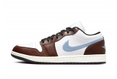 AIR JORDAN 1 LOW BROWN BLUE GREY [FQ7832-142]