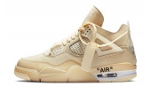 AIR JORDAN 4 X OFF-WHITE SAIL [CV9388-100]