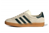 GAZELLE INDOOR CREAM WHITE COLLEGIATE GREEN GUM [IH7502]