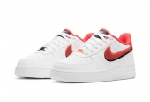 AIR FORCE 1 LV8 GS DOUBLE SWOOSH BRIGHT CRIMSON [CW1574-101]