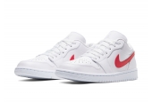 AIR JORDAN 1 LOW WHITE UNIVERSITY RED [AO9944-161]