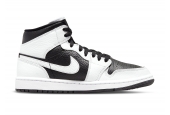 AIR JORDAN 1 MID SPLIT BLACK WHITE W [DR0501-101]