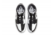 AIR JORDAN 1 MID SPLIT BLACK WHITE W [DR0501-101]