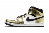 AIR JORDAN 1 MID METALLIC GOLD [DC1419-700]