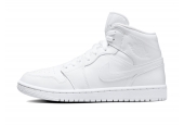 AIR JORDAN 1 MID TRIPLE WHITE W [DV0991-111]