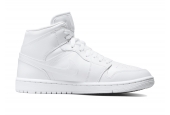 AIR JORDAN 1 MID TRIPLE WHITE W [DV0991-111]