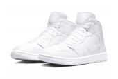 AIR JORDAN 1 MID TRIPLE WHITE W [DV0991-111]