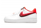 AIR FORCE 1 LV8 GS DOUBLE SWOOSH BRIGHT CRIMSON [CW1574-101]