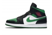 AIR JORDAN 1 MID PINE GREEN MEN [554724-067]