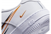 AIR FORCE 1 MULTI SWOOSH WHITE ORANGE GS [DV7141-100]