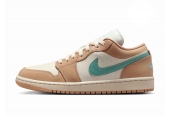 AIR JORDAN 1 LOW POURS OUT A BEACHY “HEMP” COLORWAY [DC0774-130]