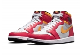 AIR JORDAN 1 HIGH OG LIGHT FUSION RED [555088-603]