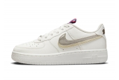 AIR FORCE 1 LV8 DOUBLE SWOOSH SILVER GOLD [DH9595-001]