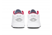 AIR JORDAN 1 LOW WHTE RED [553560-164]