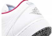 AIR JORDAN 1 LOW WHTE RED [553560-164]