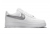 AIR FORCE 1 LOW '07 ESSENTIAL WHITE METALLIC SILVER BLACK W [DD1523-100]