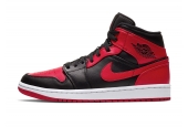 AIR JORDAN 1 MID BANNED MEN [554724-074]