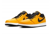 AIR JORDAN 1 LOW UNIVERSITY GOLD BLACK [553558-700]