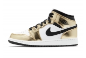 AIR JORDAN 1 MID METALLIC GOLD [DC1420-700]