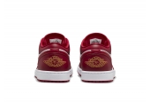 AIR JORDAN 1 LOW CARDINAL RED [553558-607]