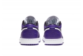 AIR JORDAN 1 LOW PURPLE BLACK [553558-501]