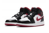 AIR JORDAN 1 MID GYM RED MEN [554724-122]