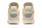 AIR JORDAN 4 X OFF-WHITE SAIL [CV9388-100]
