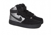 AIR FORCE 1 HIGH PREMIUM METALLIC BLACK SILVER [654440-003]