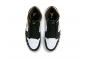 AIR JORDAN 1 MID WHITE POLLEN BLACK [554724-177]