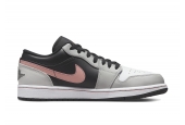 AIR JORDAN 1 LOW BLACK GREY PINK [553558-062]