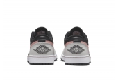 AIR JORDAN 1 LOW BLACK GREY PINK [553558-062]