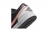 AIR JORDAN 1 LOW BLACK GREY PINK [553558-062]