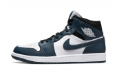 AIR JORDAN 1 MID DARK TEAL  [554724-411]