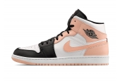 AIR JORDAN 1 MID ARCTIC ORANGE BLACK TOE [554724-133]