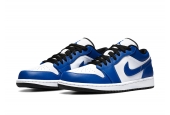 AIR JORDAN 1 LOW GS GAME ROYAL [553560-124]