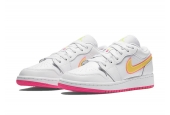 AIR JORDAN 1 LOW GS EDGE GLOW [CV4610-100]