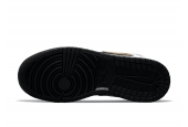 AIR JORDAN 1 MID WHITE BLACK GOLD [554725-190]