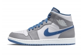 AIR JORDAN 1 MID CEMENT GREY GS [DQ8423-014]