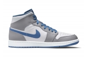 AIR JORDAN 1 MID CEMENT GREY GS [DQ8423-014]