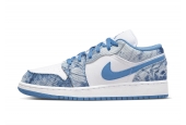 AIR JORDAN 1 LOW WASHED DENIM [DM8947-100]