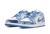 AIR JORDAN 1 LOW WASHED DENIM [DM8947-100]